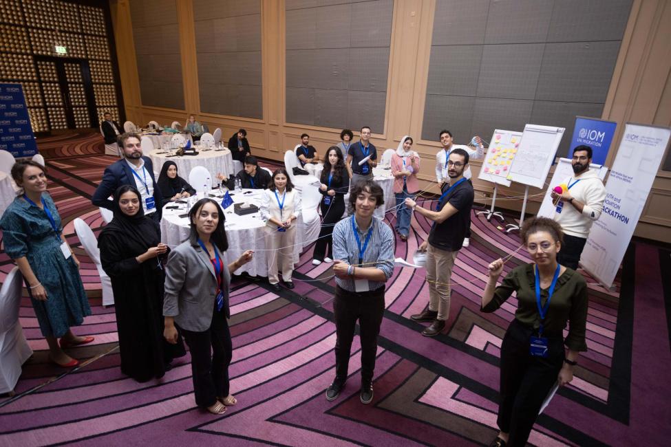 Credit: IOM 20 Celebrates IOM MENA Hackathon for Innovation and Youth