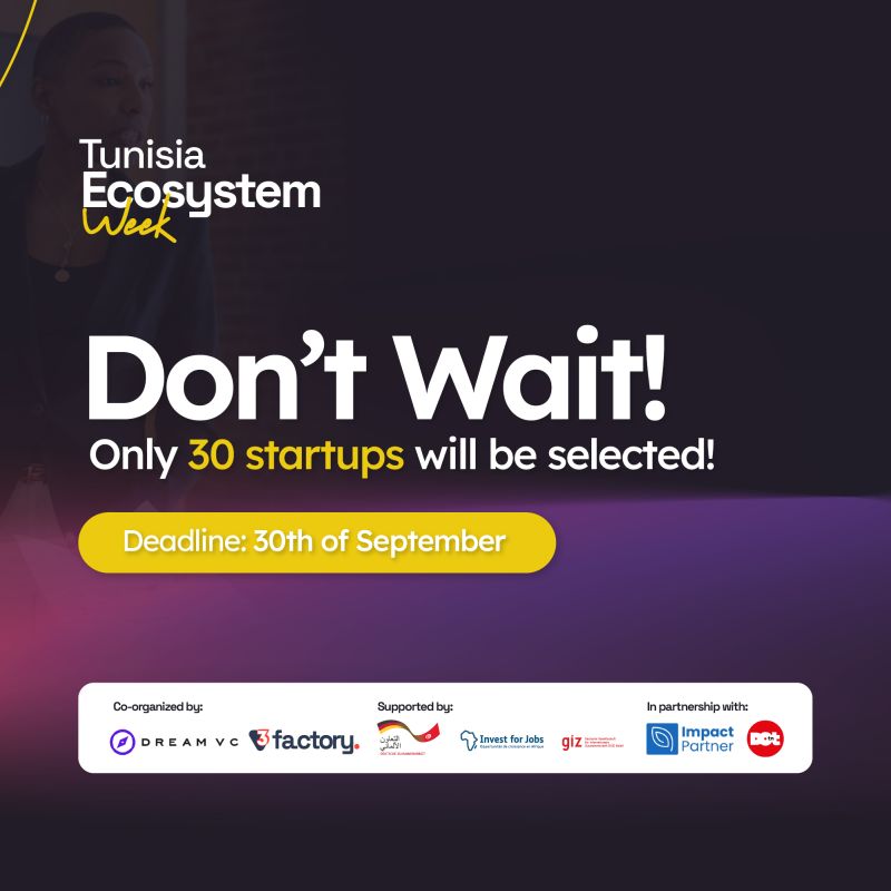 Tunisia Ecosystem Week Calls for Startups Application